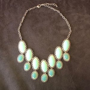 Francesca’s Two toned Green Statement Necklace